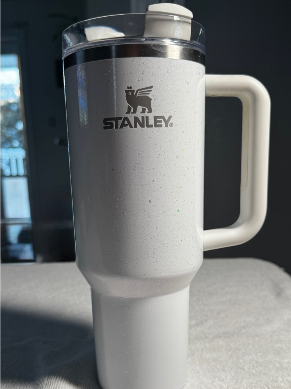 Stanley White Speckle Glitz 40oz